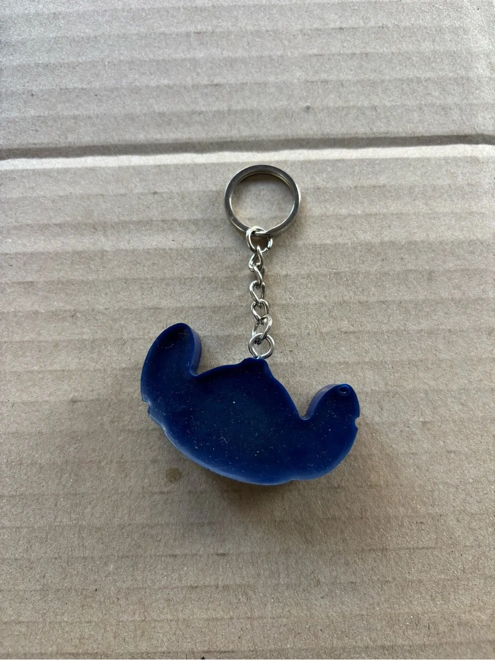 Blue Stitch Head Keychain